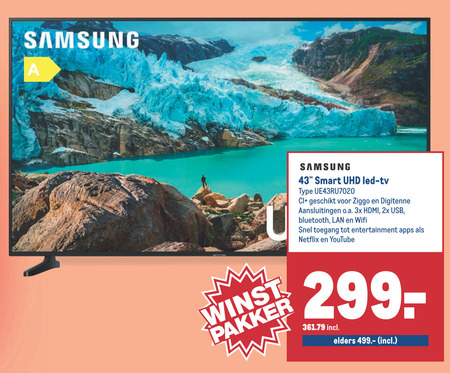 Samsung   4k ultrahd televisies folder aanbieding bij  Makro - details