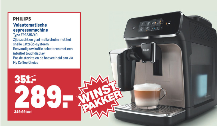 Levendig Tonen microscoop Philips espressoapparaat folder aanbieding bij Makro - details