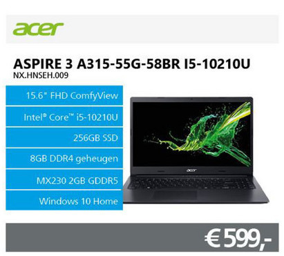 Acer   notebook folder aanbieding bij  Informatique - details