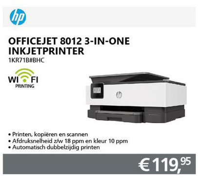 HP   all-in-one printer folder aanbieding bij  Informatique - details