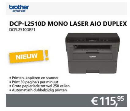 Brother   laserprinter folder aanbieding bij  Informatique - details