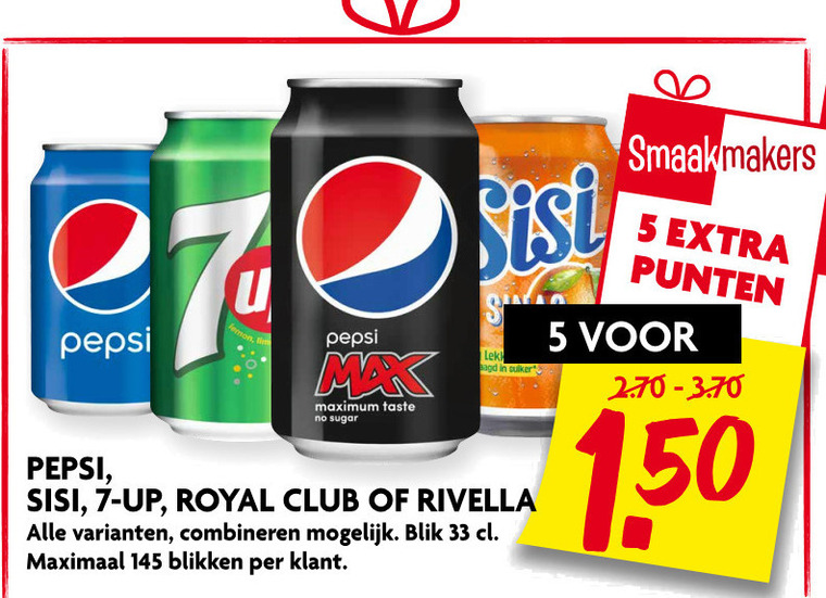 Royal Club   frisdrank, cola folder aanbieding bij  Dekamarkt - details