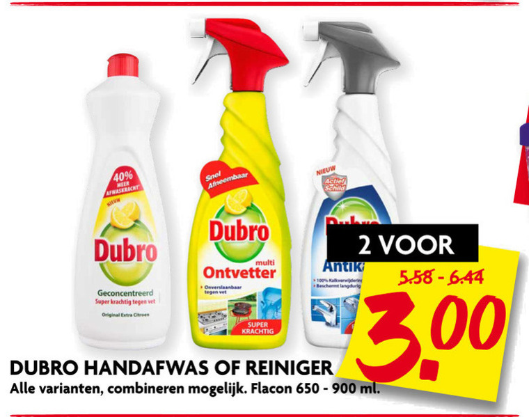 Dubro   badkamerreiniger, ontvetter folder aanbieding bij  Dekamarkt - details