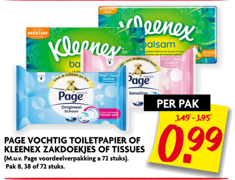 Page   zakdoek, vochtig toiletpapier folder aanbieding bij  Dekamarkt - details