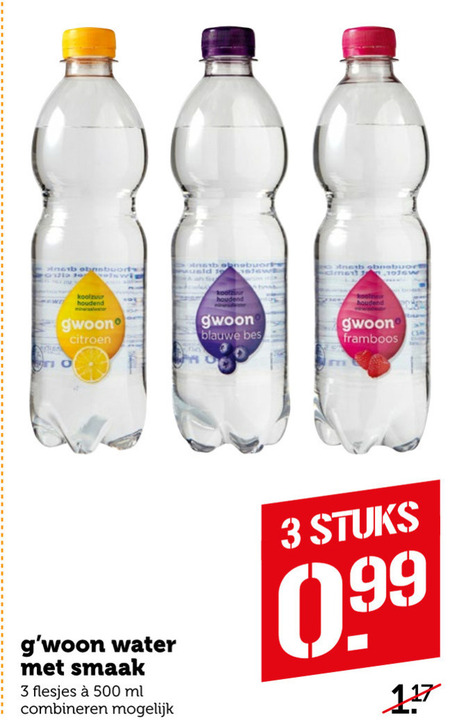 Gwoon   fruitdrank folder aanbieding bij  Coop - details