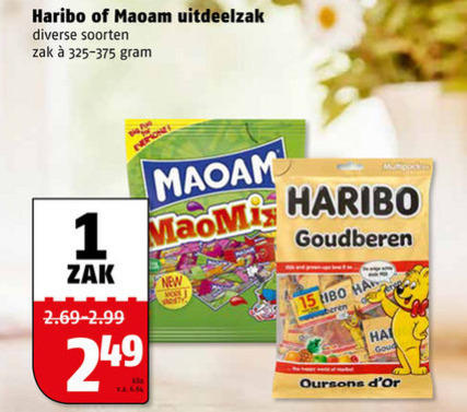 Maoam   snoep folder aanbieding bij  Poiesz - details