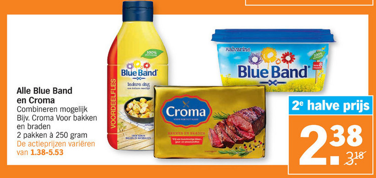 Croma   margarine, olie en vetten folder aanbieding bij  Albert Heijn - details