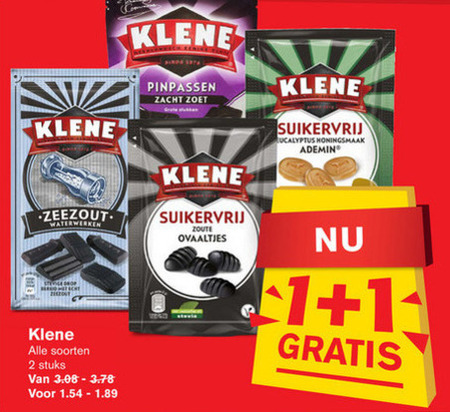 Klene   drop folder aanbieding bij  Hoogvliet - details