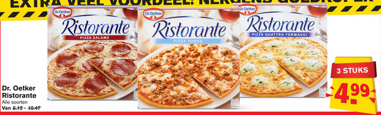 Dr Oetker   diepvriespizza folder aanbieding bij  Hoogvliet - details