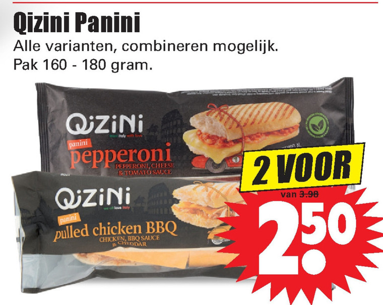 apotheek Winst Laat je zien Qizini panini folder aanbieding bij Dirk - details