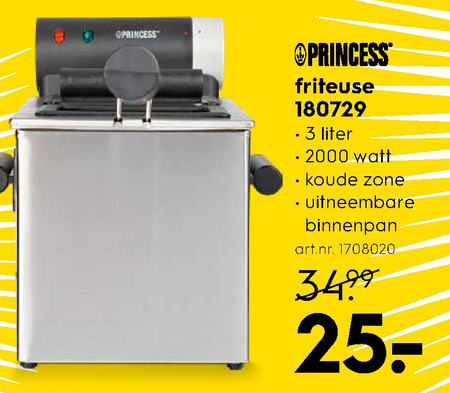 Princess   friteuse folder aanbieding bij  Blokker - details