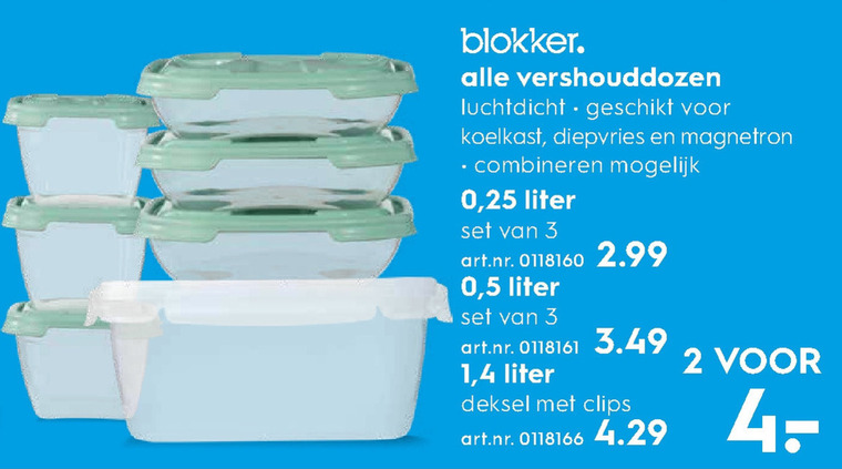 Blokker Huismerk   vershouddoos folder aanbieding bij  Blokker - details