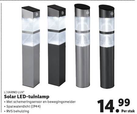 Livarno   solarlamp folder aanbieding bij  Lidl - details