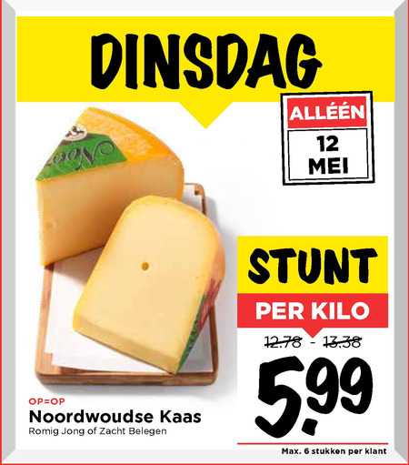 Noordwoudse   kaas folder aanbieding bij  Vomar - details