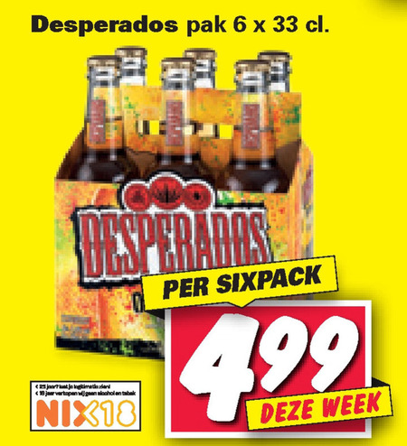 Desperados   speciaalbier folder aanbieding bij  Nettorama - details