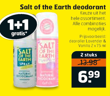 Salt of the Earth   deodorant folder aanbieding bij  Trekpleister - details