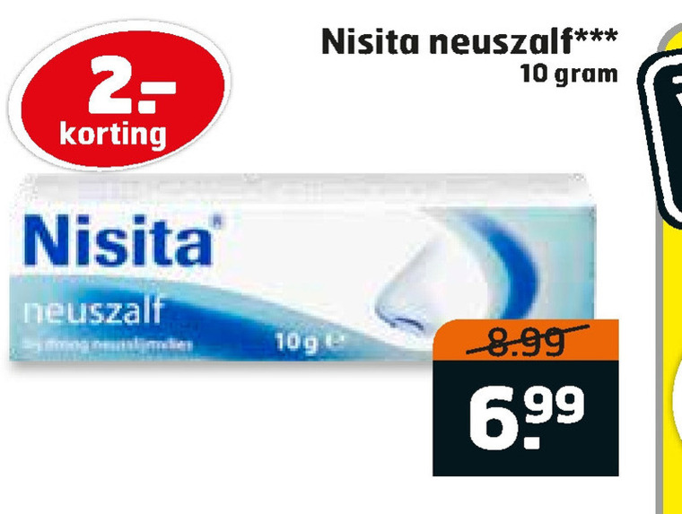 Nisita   neusspray folder aanbieding bij  Trekpleister - details