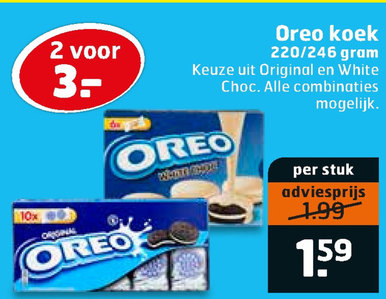 Oreo   biscuits folder aanbieding bij  Trekpleister - details