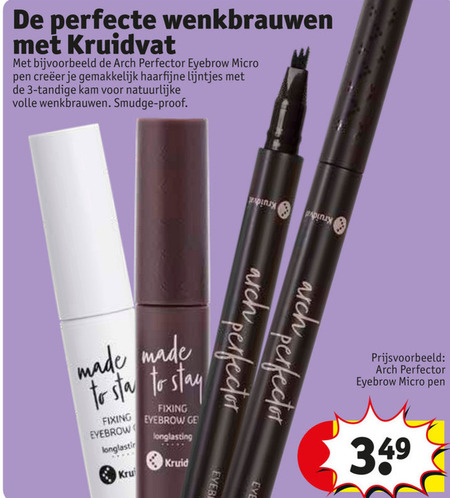 Kruidvat Huismerk   wenkbrauwpoeder folder aanbieding bij  Kruidvat - details