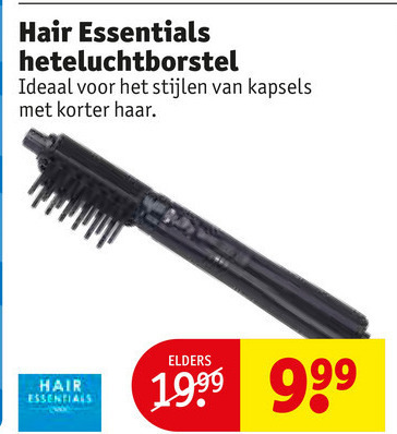 Hair Essentials   krulborstel folder aanbieding bij  Kruidvat - details