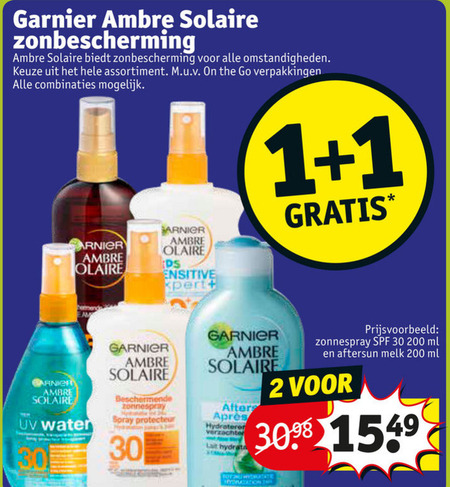 Ambre Solaire   zonnebrandolie, aftersun folder aanbieding bij  Kruidvat - details