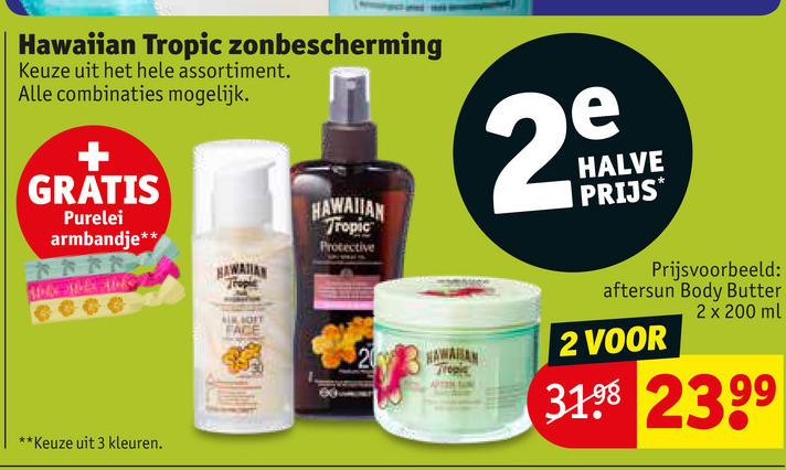 Hawaiian Tropic   zonnebrandolie, aftersun folder aanbieding bij  Kruidvat - details