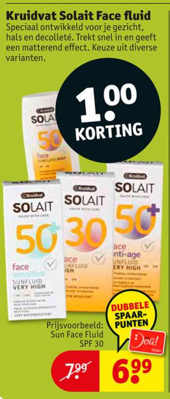 Kruidvat Huismerk   zonnebrandolie, aftersun folder aanbieding bij  Kruidvat - details