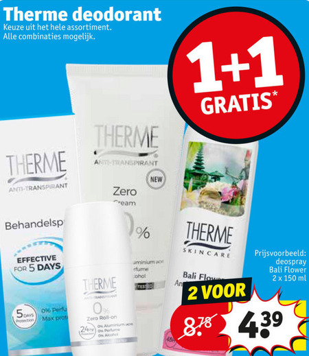 Therme   deodorant folder aanbieding bij  Kruidvat - details