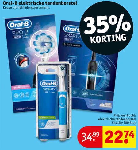 Braun Oral-B   electrische tandenborstel folder aanbieding bij  Kruidvat - details