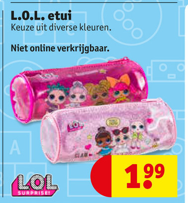 L.O.L. Surprise   etui folder aanbieding bij  Kruidvat - details