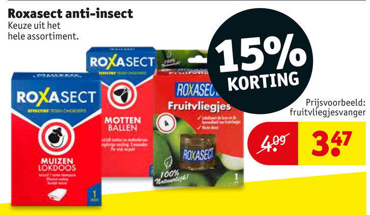 Roxasect   mierenlokdoos, mottenpapier folder aanbieding bij  Kruidvat - details