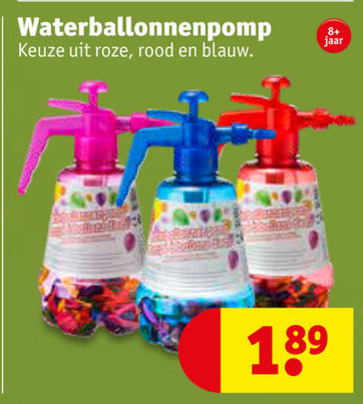 waterballonnen folder bij Kruidvat - details