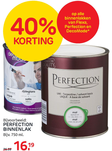 Perfection   lak folder aanbieding bij  Praxis - details