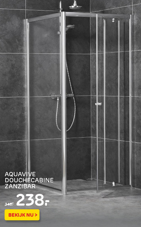 Aquavive   douchecabine folder aanbieding bij  Praxis - details