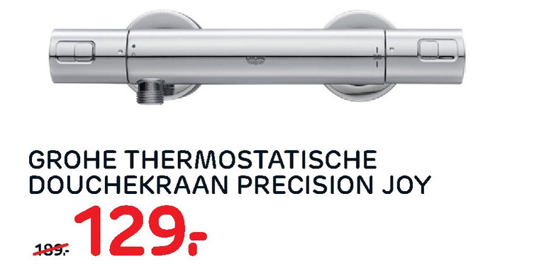 Gelukkig partitie Harde ring Grohe thermostaatkraan, douchekraan folder aanbieding bij Praxis - details