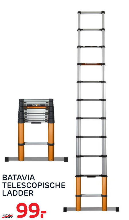 Batavia   telescoopladder folder aanbieding bij  Praxis - details