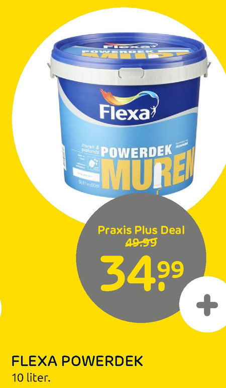 Flexa   muurverf folder aanbieding bij  Praxis - details