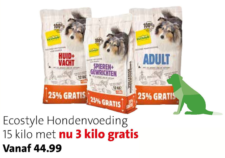 Ecostyle   hondenvoer folder aanbieding bij  Intratuin - details