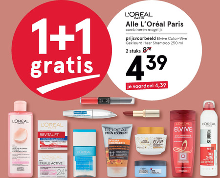 Elnett   mascara, nachtcreme folder aanbieding bij  Etos - details