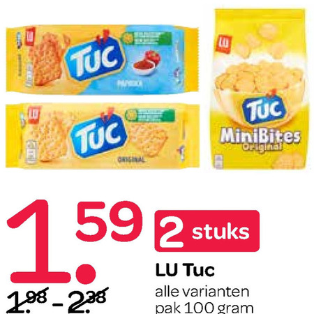 Lu Tuc   zoutje folder aanbieding bij  Spar - details