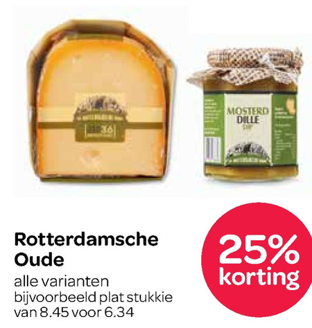 Rotterdamsche Oude   kaas folder aanbieding bij  Spar - details