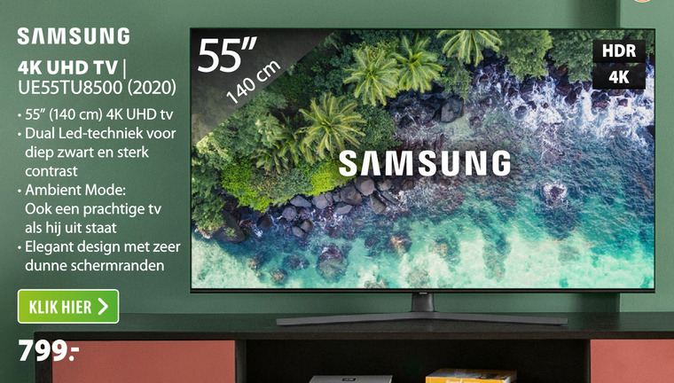 Samsung   4k ultrahd televisies folder aanbieding bij  Expert - details