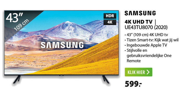 Samsung   4k ultrahd televisies folder aanbieding bij  Expert - details