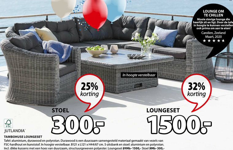 Jutlandia   loungeset folder aanbieding bij  Jysk - details