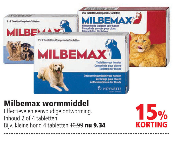 Milbemax   wormbestrijding folder aanbieding bij  Welkoop - details