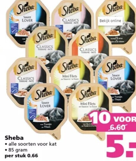 Sheba   kattenvoer folder aanbieding bij  Ranzijn Tuin en Dier - details