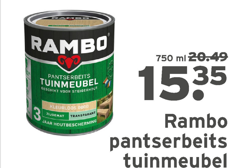 Rambo   beits folder aanbieding bij  Gamma - details