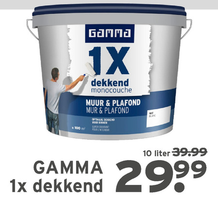 Gamma Huismerk   muurverf folder aanbieding bij  Gamma - details