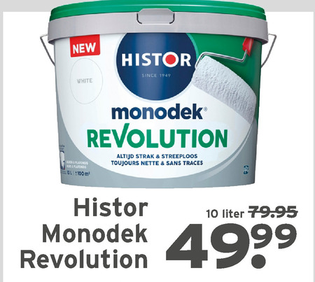 Histor   muurverf folder aanbieding bij  Gamma - details