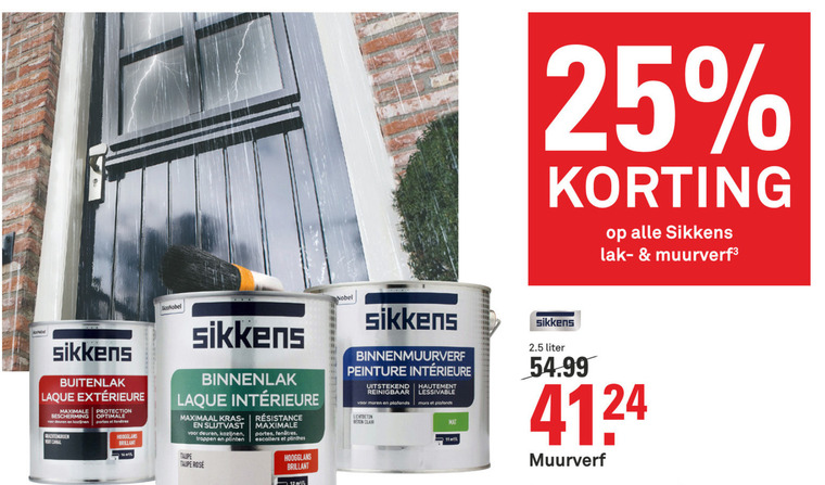 Sikkens   lak, muurverf folder aanbieding bij  Karwei - details